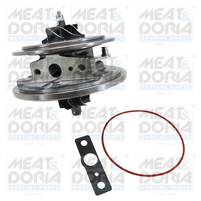 Core assembly, turbocharger